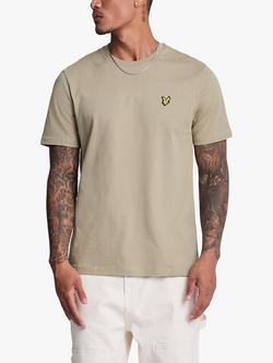 Lyle & Scott Plain Crew Neck T-Shirt, Sage Uniform