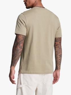 Lyle & Scott Plain Crew Neck T-Shirt - view 2, Sage Uniform