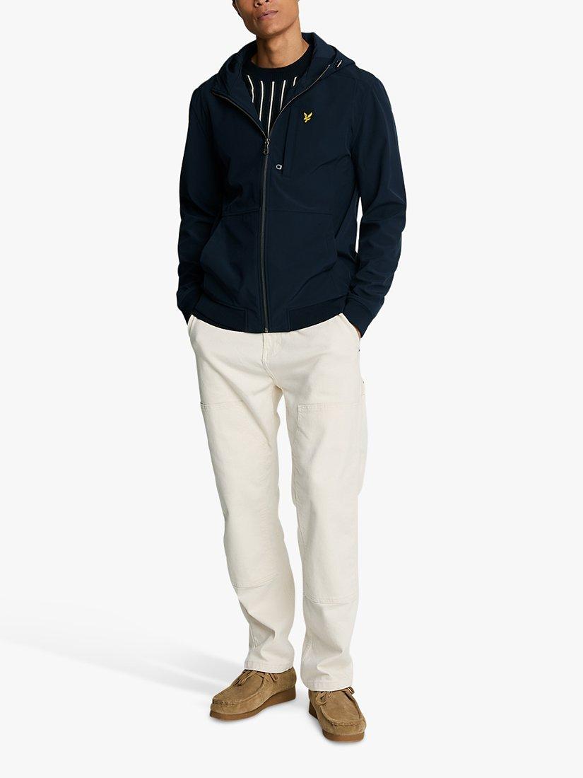 Product image 4 of 5, which shows Lyle & Scott Soft Shell Jacket, Dark Navy, XS