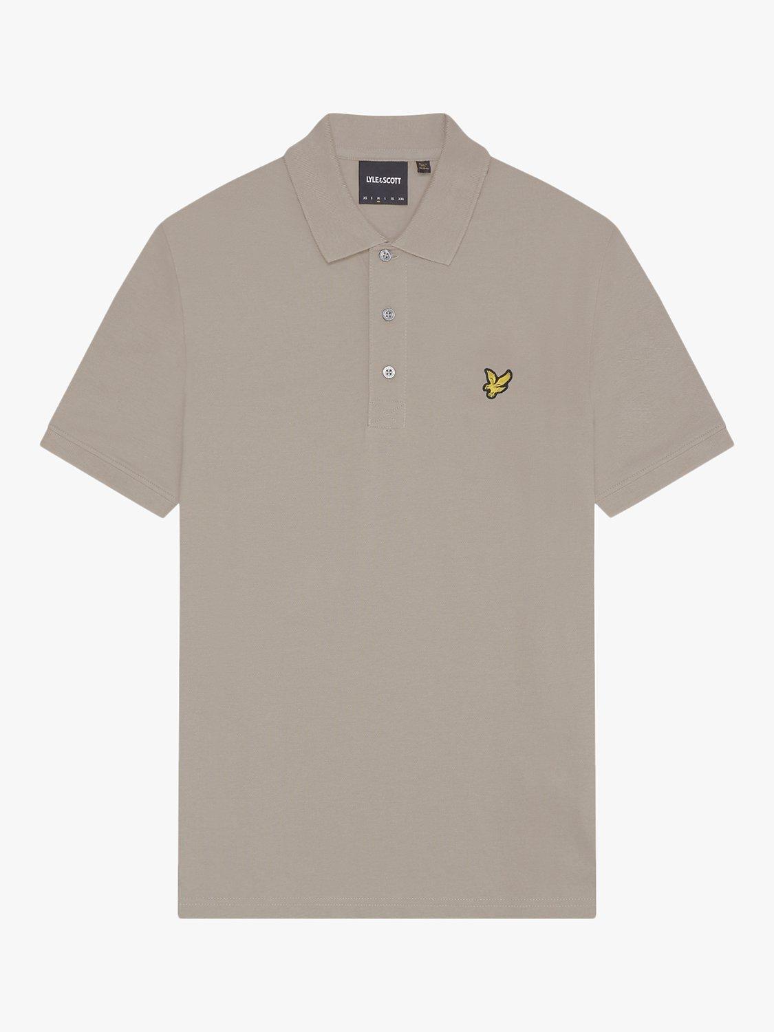 Product image 3 of 5, which shows Lyle & Scott Plain Polo Shirt, Sage Uniform, XS
