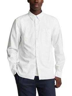 Lyle & Scott Tonal Eagle Oxford Shirt, White