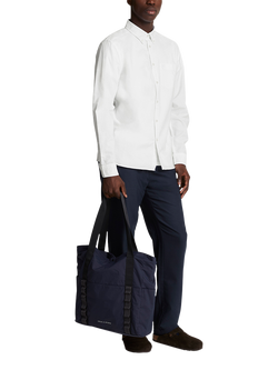 Lyle & Scott Tonal Eagle Oxford Shirt - view 2, White