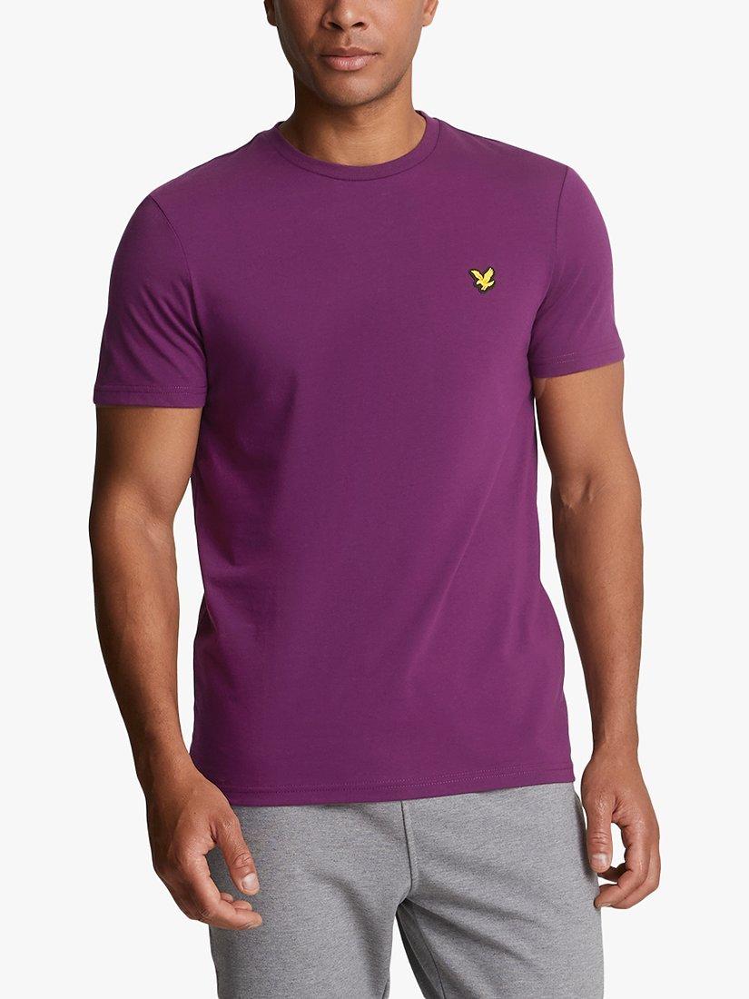 Lyle & Scott Martin Short Sleeve T-Shirt, Z222 Bright Purple