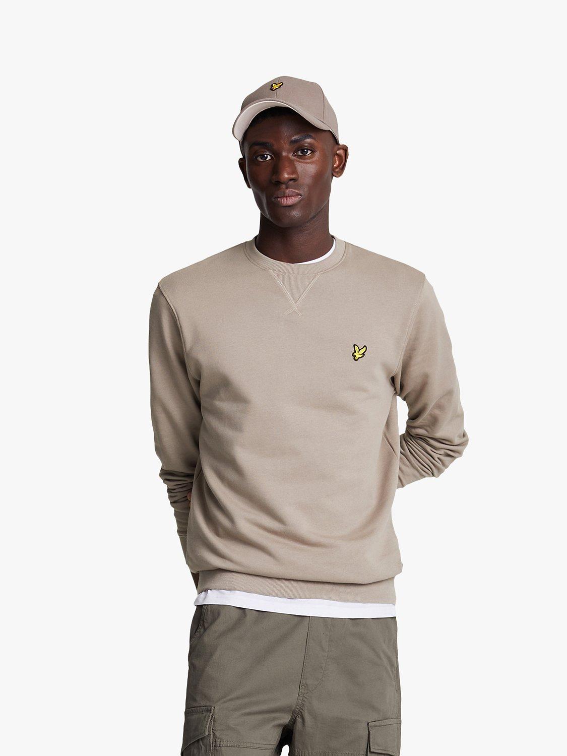 Lyle & Scott Cotton Crew Neck Sweatshirt, Heritage Taupe