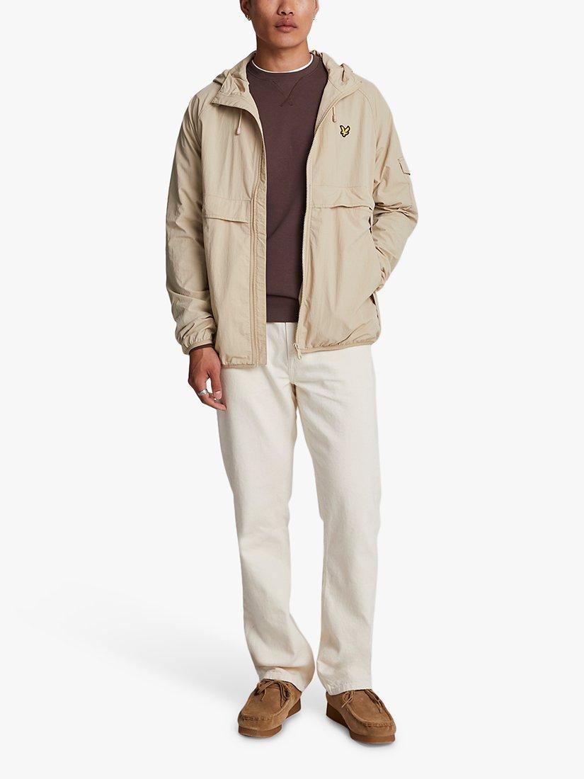 Product image 4 of 5, which shows Lyle & Scott Cotton Crew Neck Sweatshirt, Deep Mahogany, XS