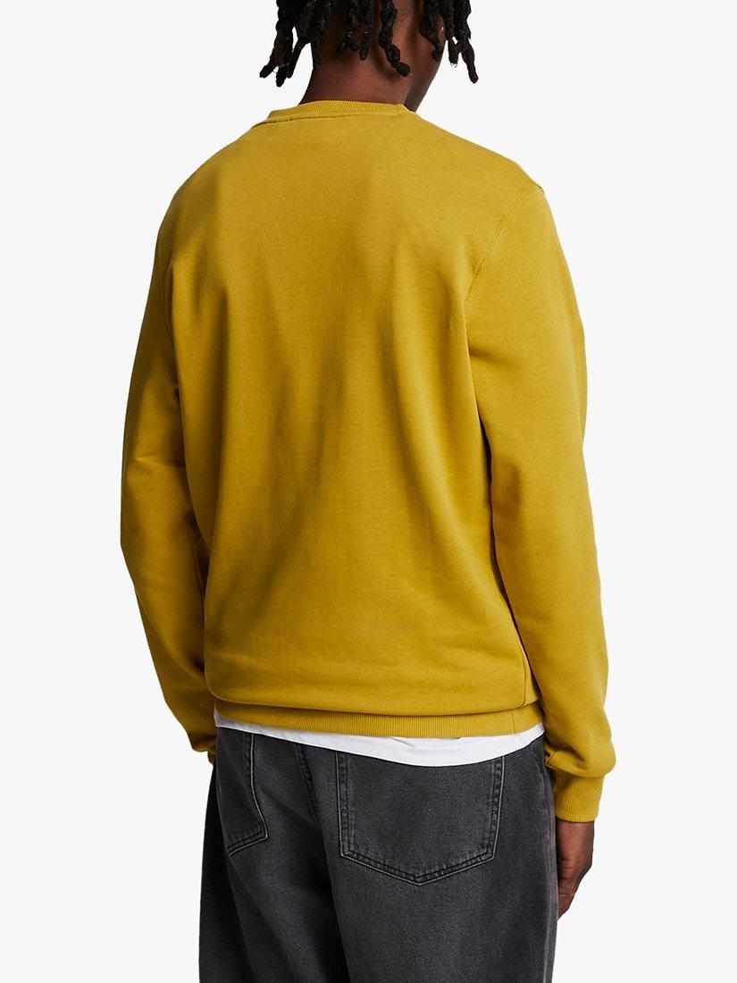 Product image 2 of 5, which shows Lyle & Scott Crew Sweatshirt, X307 Ellaness Gold, XS