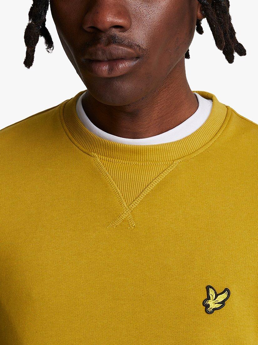 Product image 5 of 5, which shows Lyle & Scott Crew Sweatshirt, X307 Ellaness Gold, XS