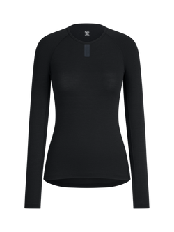 Rapha Women's Long Sleeve Jersey, Black/Black, Black/Black