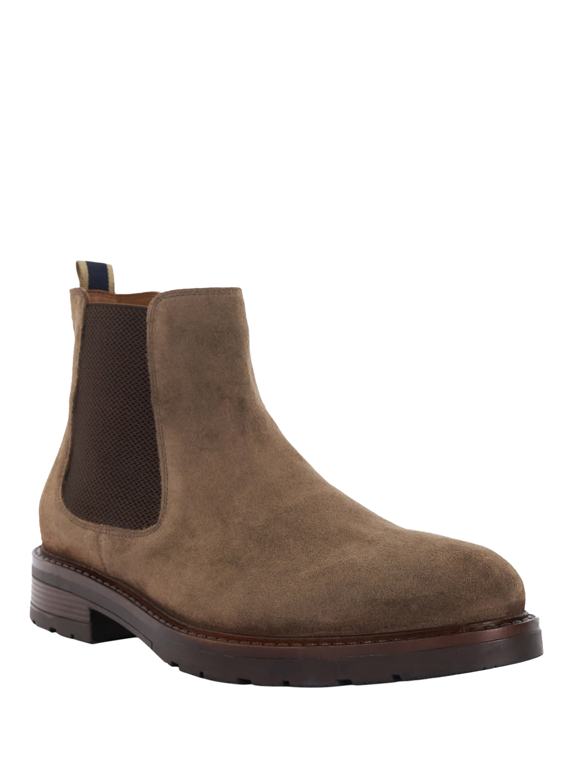 Dune Cheltenham Suede Chelsea Boots Taupe