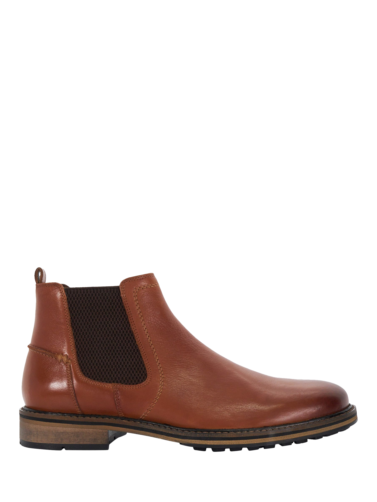 Dune Chorleys Leather Chelsea Boots Tan