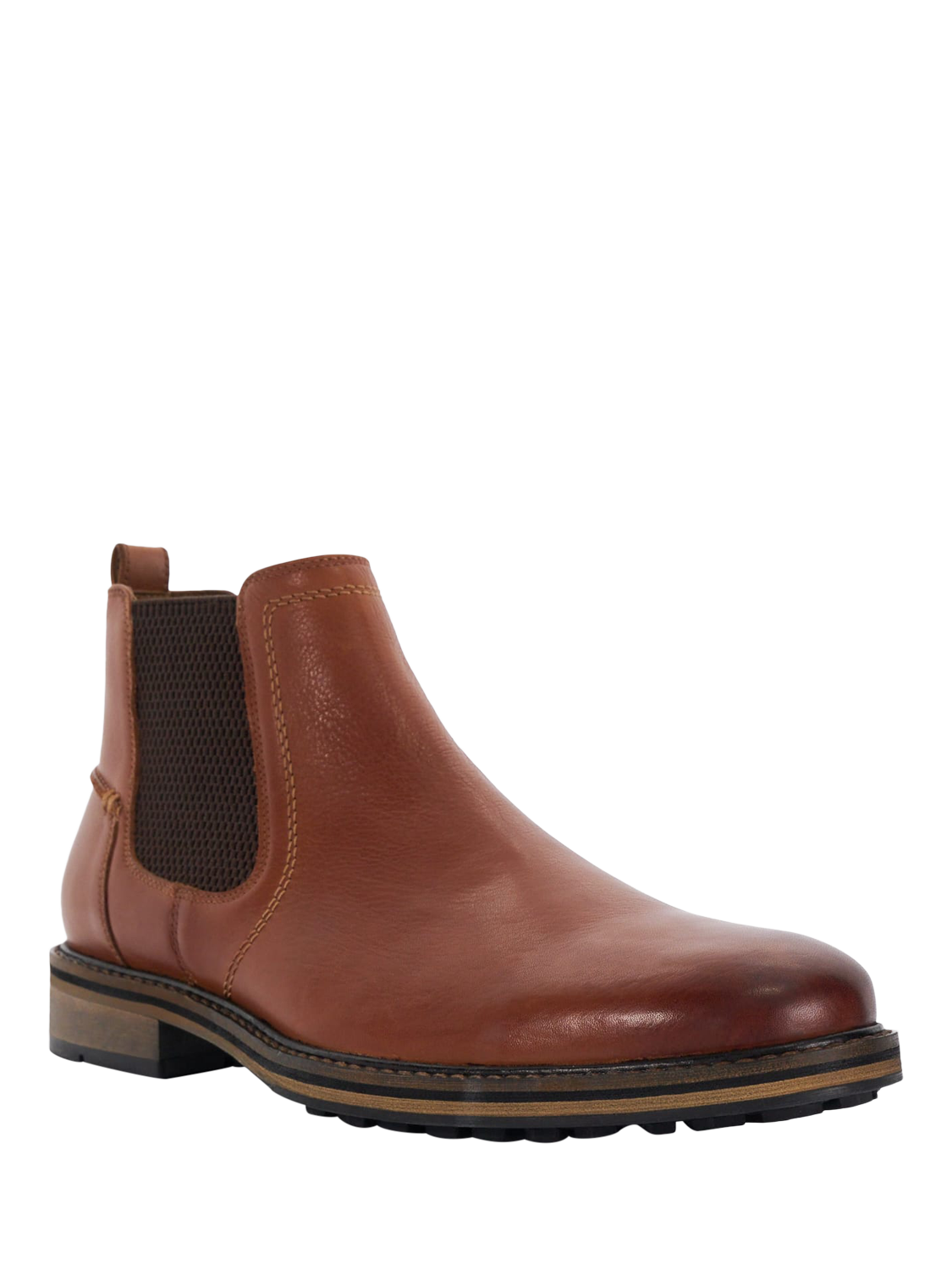 Dune London Chorleys Leather Chelsea Boots, Tan