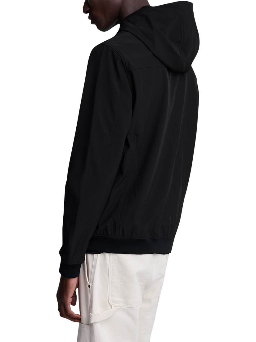Product image 2 of 5, which shows Lyle & Scott Softshell Jacket, Z865 Jet Black, XS