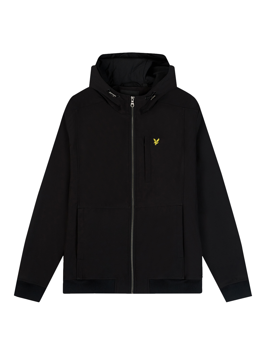 Product image 3 of 5, which shows Lyle & Scott Softshell Jacket, Z865 Jet Black, XS
