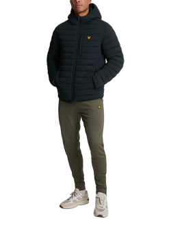 Lyle & Scott Stretch Lightweight Quilted Jacket, Z271 Dark Navy - view 2, Z271 Dark Navy