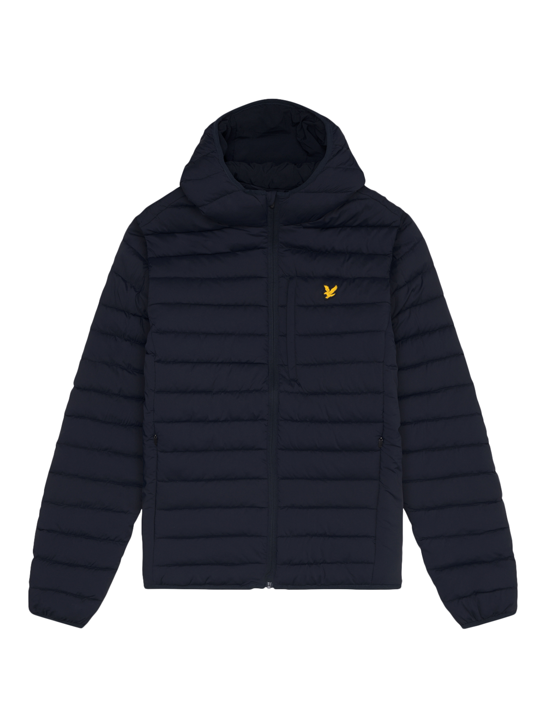Product image 5 of 5, which shows Lyle & Scott Stretch Lightweight Quilted Jacket, Z271 Dark Navy, XS
