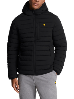 Lyle & Scott Stretch Lightweight Quilted Jacket, Z865 Jet Black, Z865 Jet Black