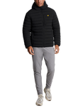 Lyle & Scott Stretch Lightweight Quilted Jacket, Z865 Jet Black