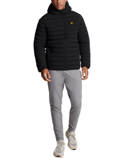 Lyle & Scott Stretch Lightweight Quilted Jacket, Z865 Jet Black - view 2, Z865 Jet Black