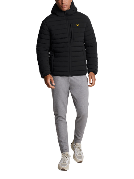 Lyle & Scott Stretch Lightweight Quilted Jacket, Z271 Dark Navy - view 2, Z865 Jet Black