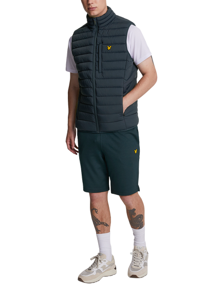 Lyle & Scott Stretch Lightweight Quilted Gilet, Z271 Dark Navy - view 2, Z271 Dark Navy