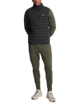 Lyle & Scott Stretch Lightweight Quilted Gilet, Z865 Jet Black