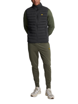 Lyle & Scott Stretch Lightweight Quilted Gilet, Z865 Jet Black - view 2, Z865 Jet Black