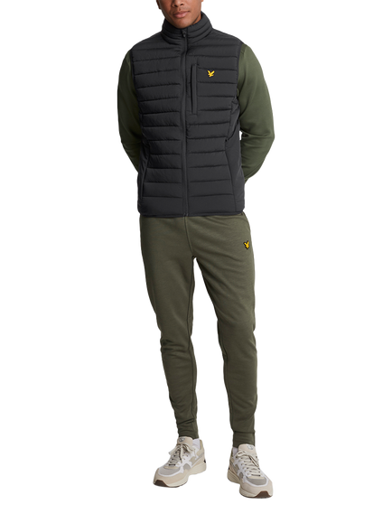 Lyle & Scott Stretch Lightweight Quilted Gilet, Z865 Jet Black - view 2, Z865 Jet Black