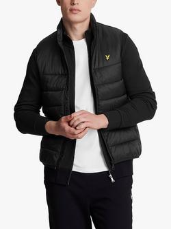 Lyle & Scott Wadded Gilet, Z865 Jet Black, Z865 Jet Black