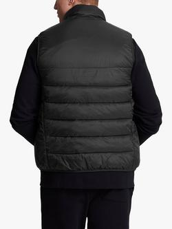 Lyle & Scott Wadded Gilet, Z865 Jet Black - view 2, Z865 Jet Black
