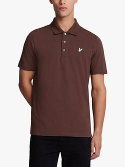 Lyle & Scott Cotton Polo Shirt, Rubber Red