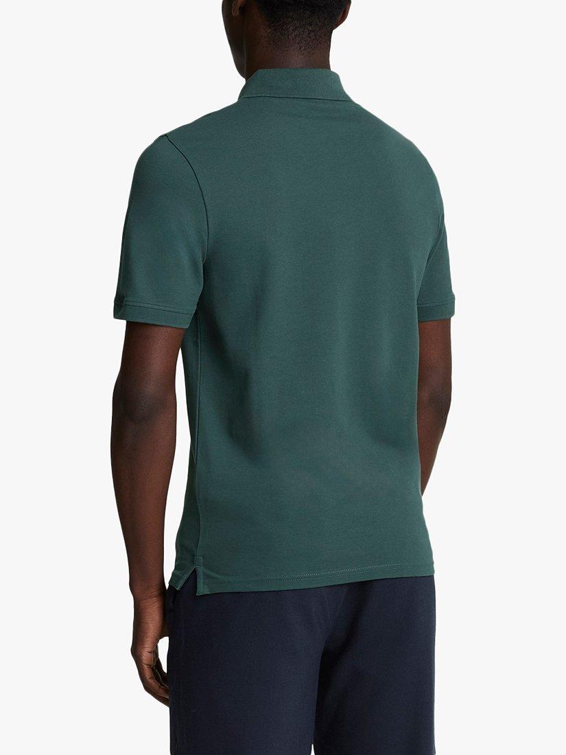 Product image 2 of 5, which shows Lyle & Scott Plain Polo Shirt, X311 Argyle Teal, XS