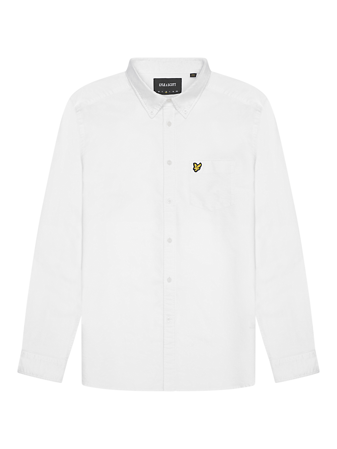 Product image 5 of 5, which shows Lyle & Scott Cotton Oxford Shirt, White, XS
