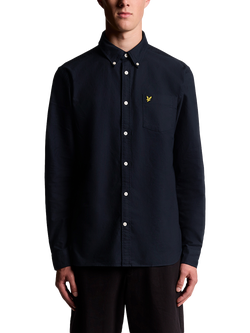Lyle & Scott Cotton Oxford Shirt, Dark Navy
