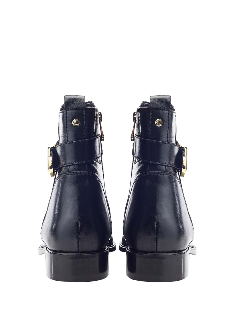 Product image 3 of 4, which shows Moda in Pelle Obernai Leather Ankle Boots, Black, 6