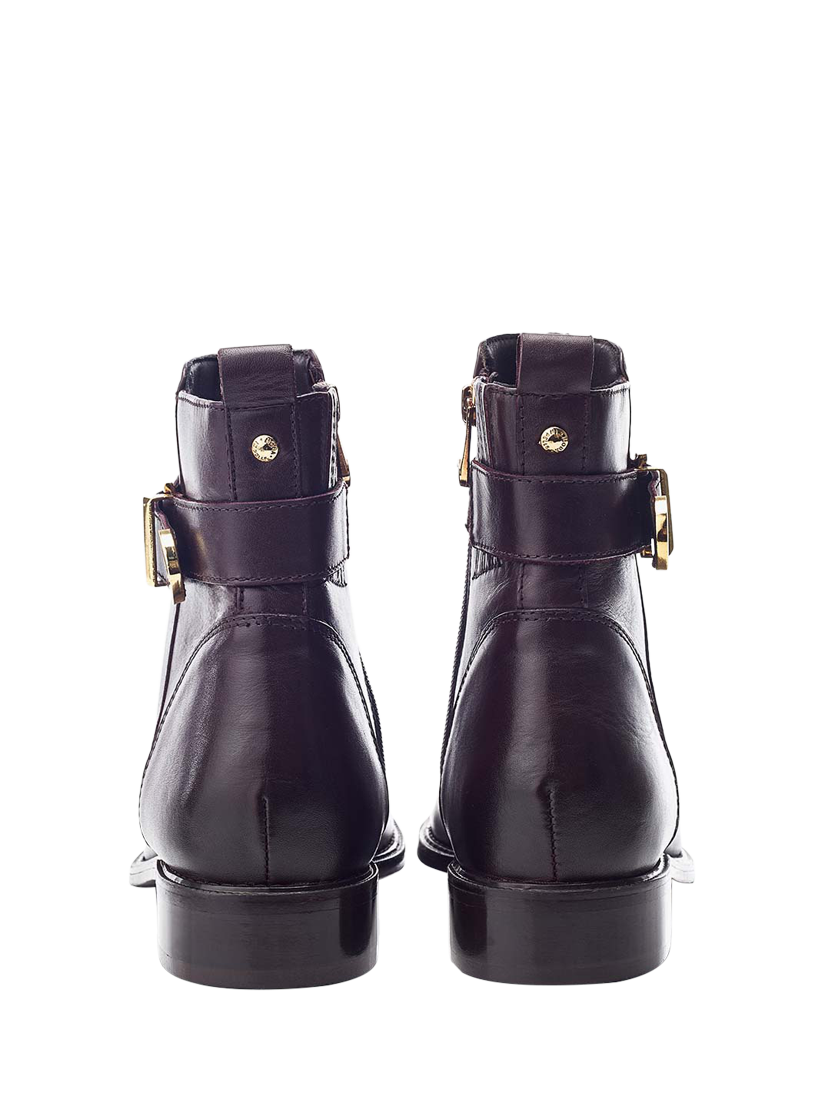 Product image 3 of 4, which shows Moda in Pelle Obernai Leather Ankle Boots, Brown, 3