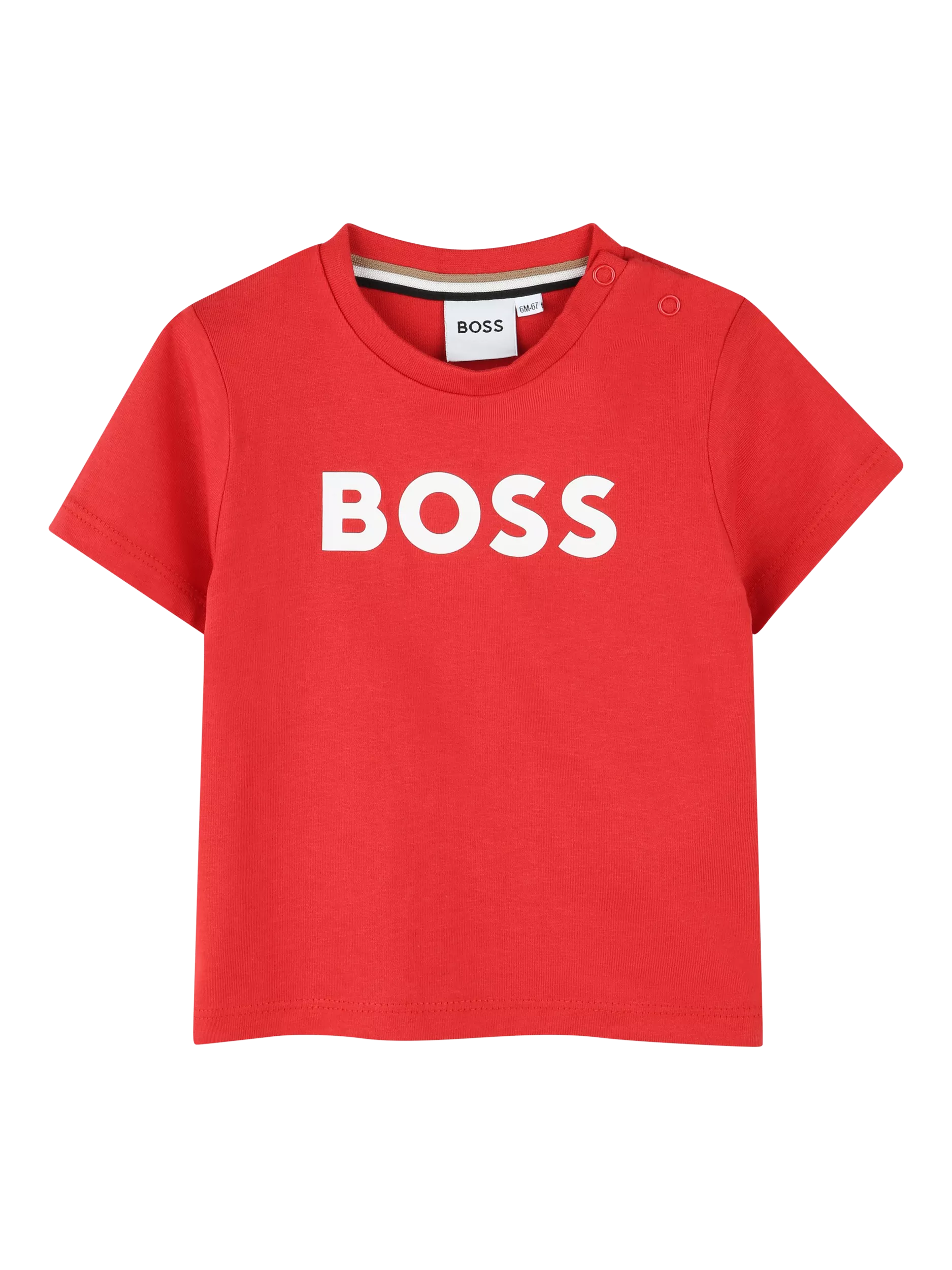 BOSS Baby Logo T Shirt Red
