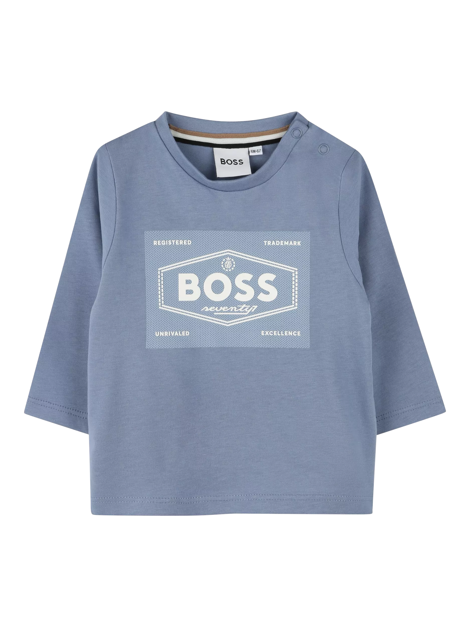 Hugo Boss Snap-Shoulder authentic Tee for 18 month old