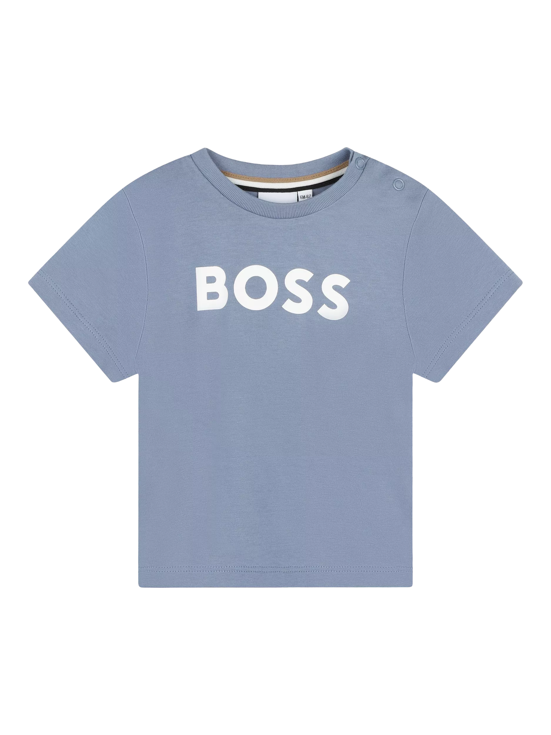 HUGO BOSS Baby Logo T-Shirt, Dusty Grey