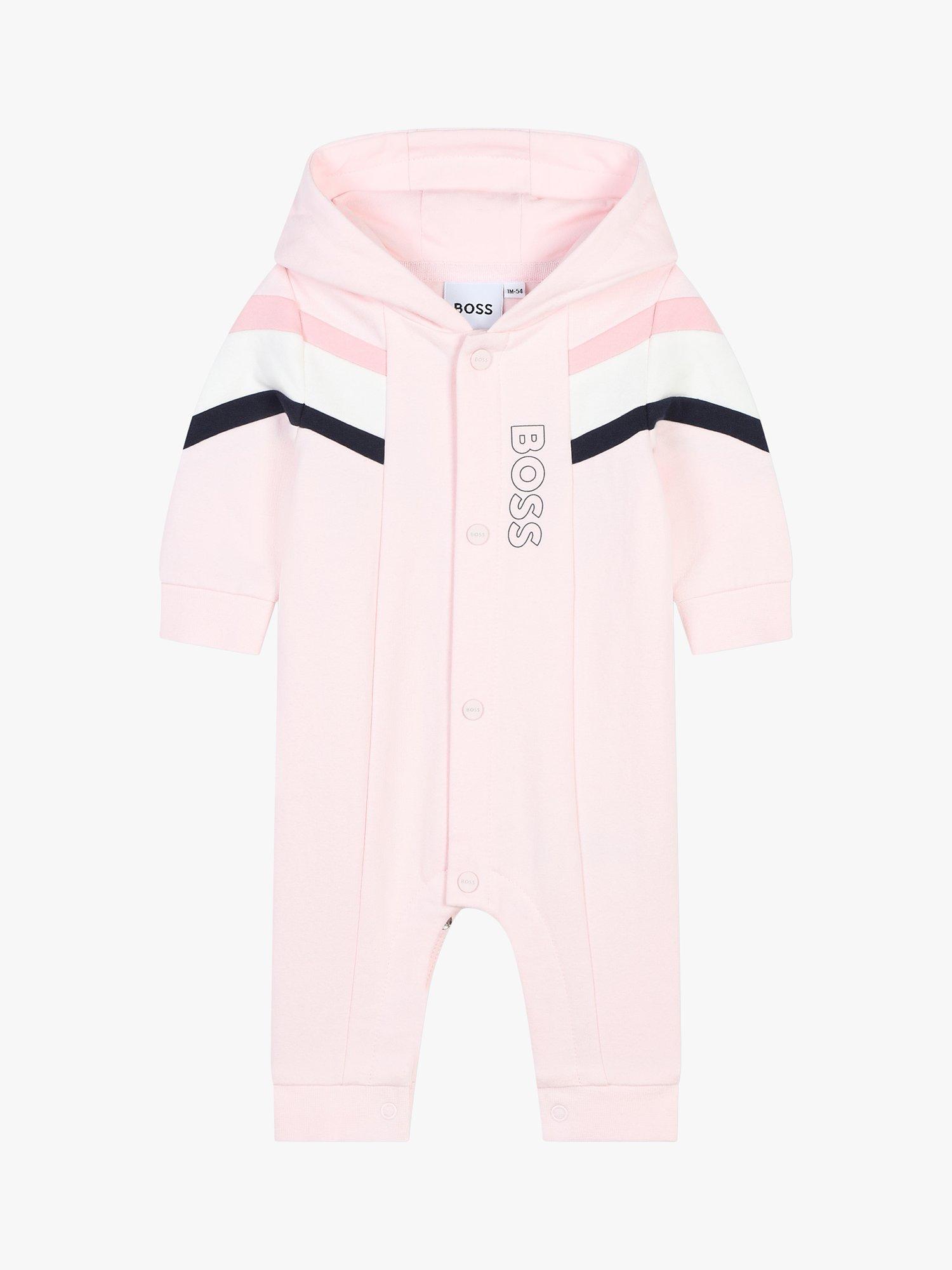 Pink hugo boss hoodie clearance