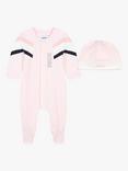 BOSS Baby Onesie and Hat Set, Pink Pale