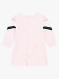 BOSS Baby Logo Colour Block Sweatshirt Dress, Pink Pale