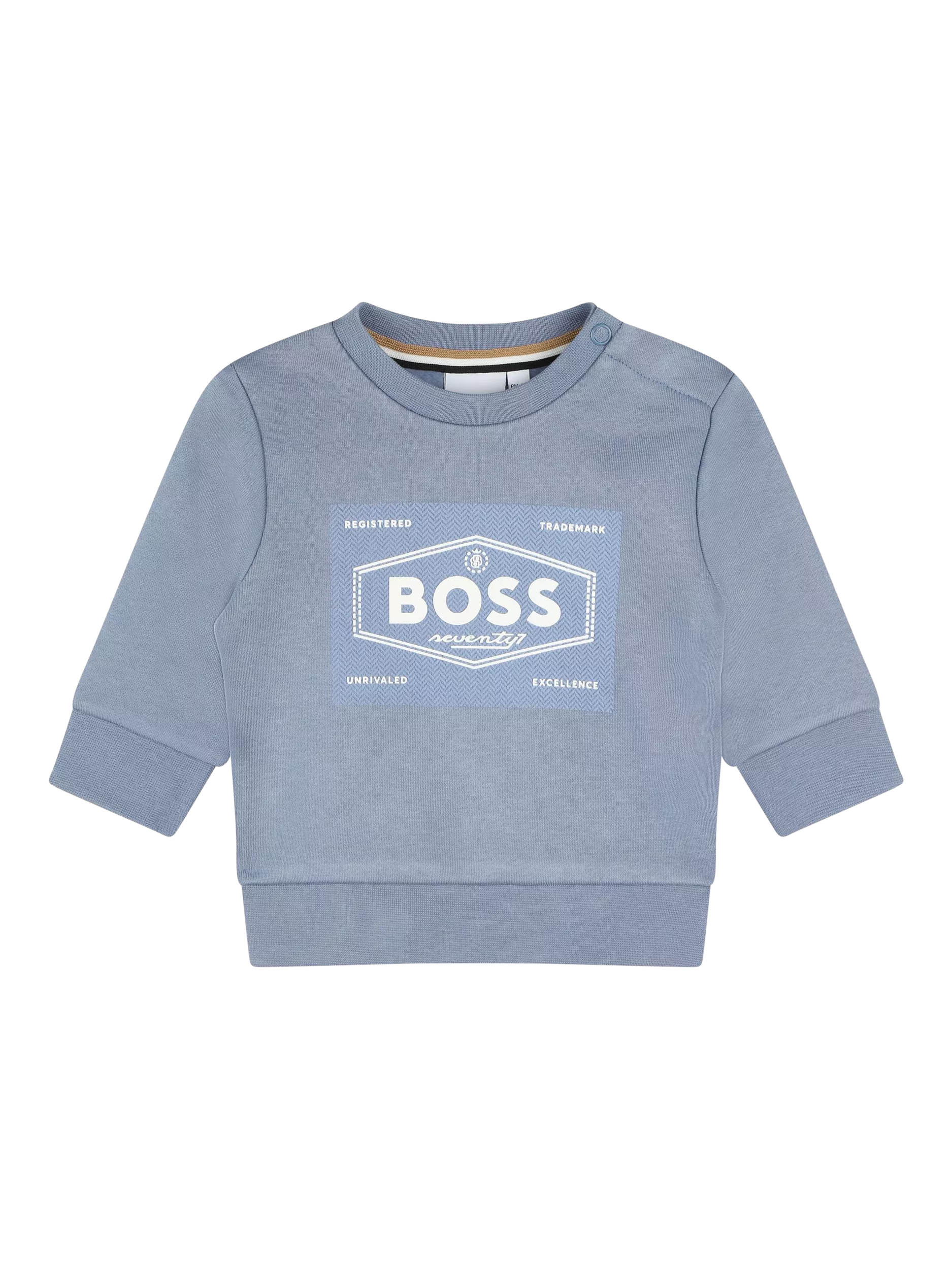 HUGO BOSS Baby Brushed Cotton Fleece Blend Sweatshirt