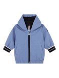 HUGO BOSS Baby Hooded Windbreaker Jacket, Medium Grey