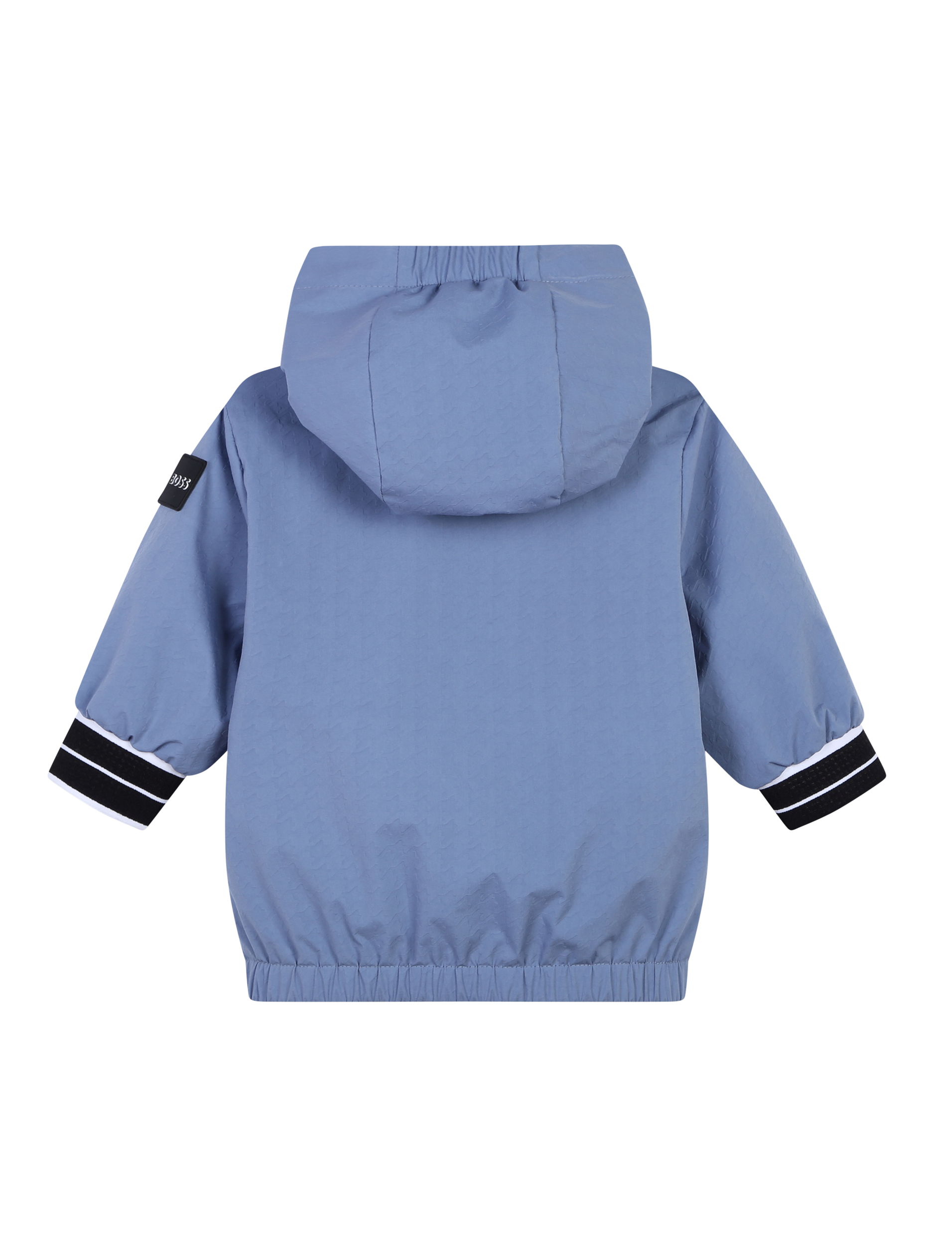 Product image 2 of 2, which shows HUGO BOSS Baby Hooded Windbreaker Jacket, Medium Grey, 2 years