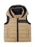 HUGO BOSS Baby Reversible Puffer Gilet, Cookie