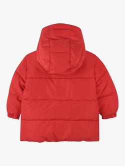 HUGO BOSS Baby Hooded Puffer Jacket, Red - view 2, Red