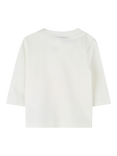 BOSS Baby Logo Long Sleeve Top, Off White