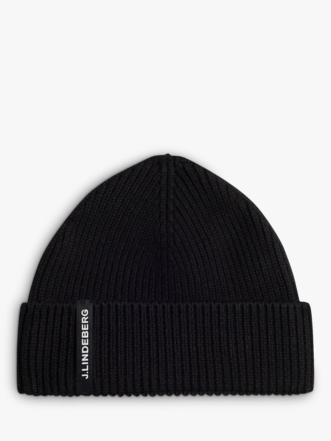 J.Lindeberg Juan Merino Beanie, Black, One Size