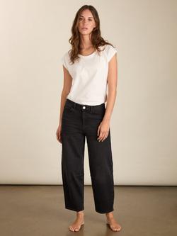 Baukjen Organic Cotton Rich Horseshoe Jeans, Washed Black, Washed Black