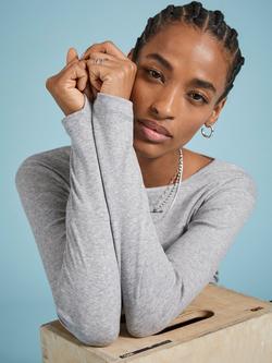 Baukjen Krystea Luxe Organic Cotton Blend Top - view 2, Grey